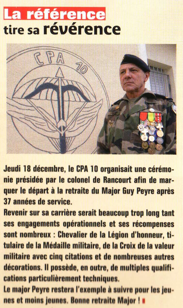 Commando Parachutiste de l'Air n° 10 - CPA 10 Ba123-10