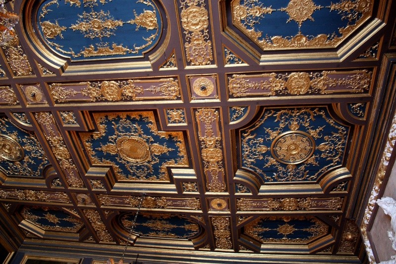 Les plafonds   caisson  de Fontainebleau