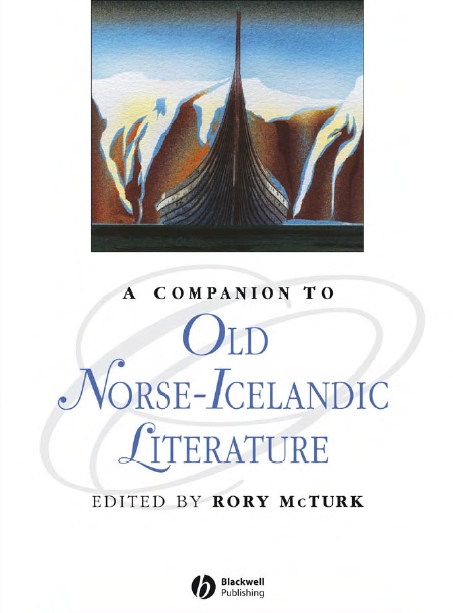 A Companion to Old Norse-Icelandic Literature and Culture Old10