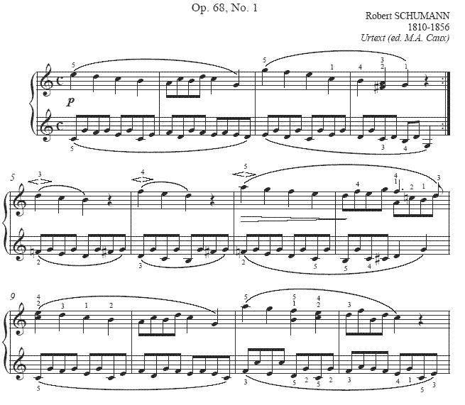 melodie Album für die Jugend op.68 Op68no10