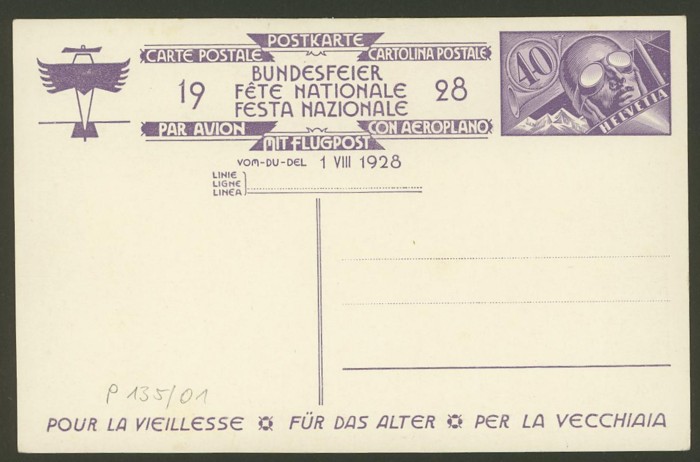 schweiz - Bundesfeierkarten - Seite 2 1928_p12