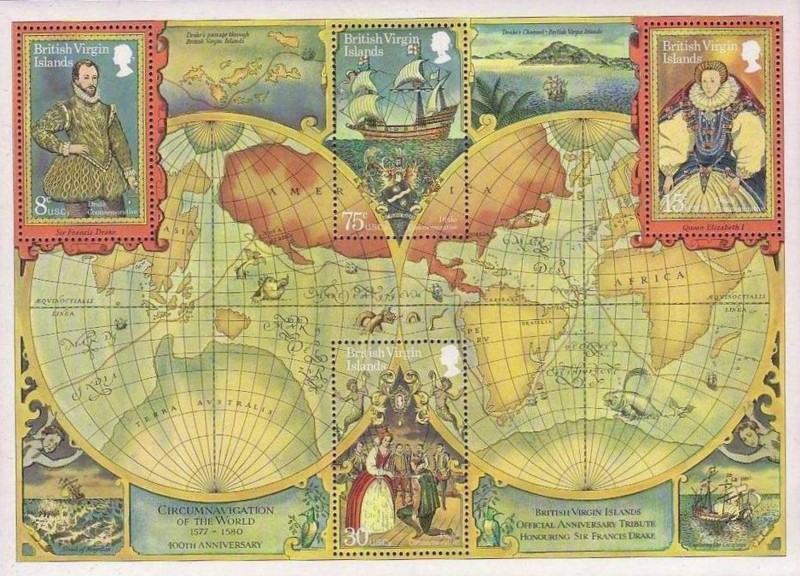 Landkarten auf Briefmarken 1980_s10