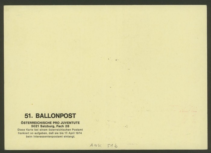 ballonpost - Die Privatganzsachen der österreichischen Ballonpost Ballon57