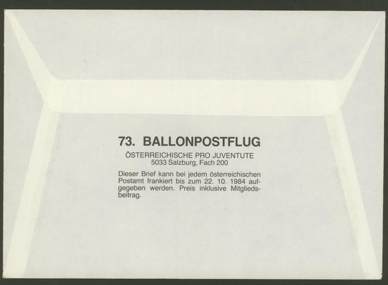 ballonpost - Die Privatganzsachen der österreichischen Ballonpost Ballon65