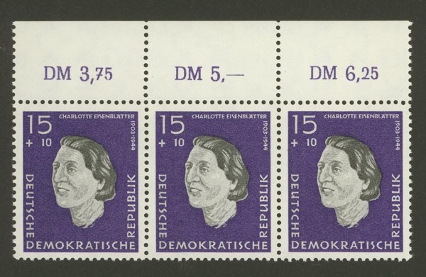 DDR postfrisch  -  vom Rand Ddr_po10