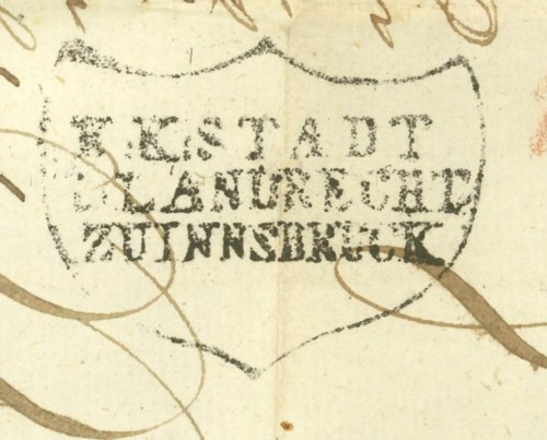 Vorphilatelie Österreich - Briefe aus der Vormarkenzeit Innsbr13