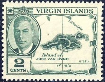 Landkarten auf Briefmarken Kg_vi_10