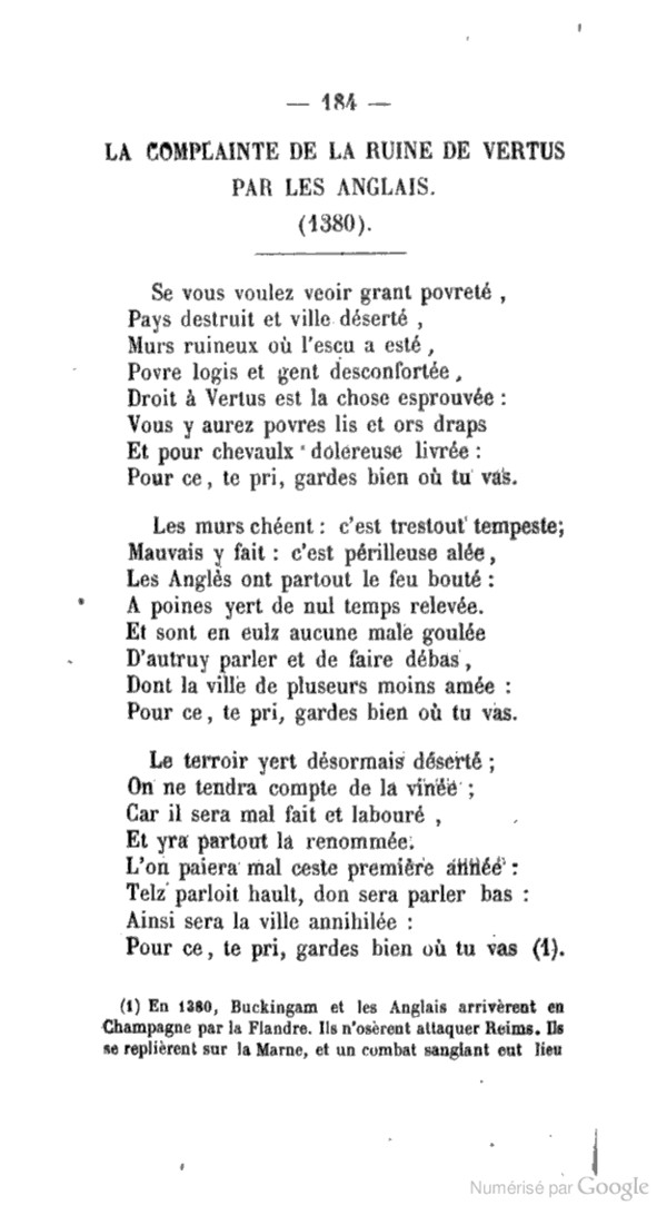 Ballades d'Eustache DESCHAMPS Pa18410