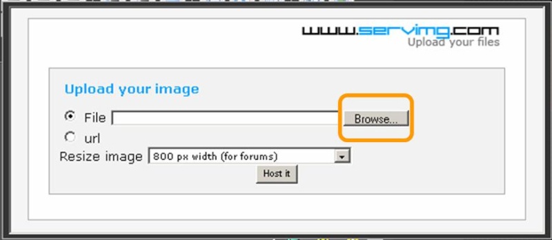 How to upload images Browse10