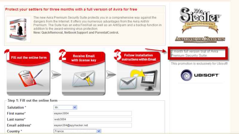 Télécharger Avira Premium Security Suite  promo 90 jours gratuit avec licence 11-06-10