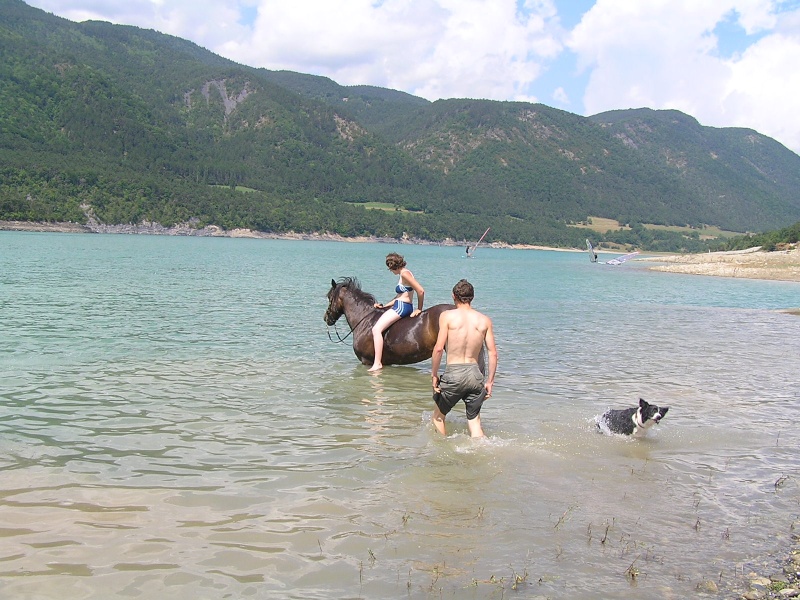 Petite baignade au lac de Mayre Savel P7050014