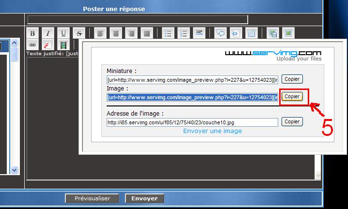 Tuto pour insérer une image 510