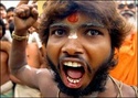 Pictures of Hindu fundamentalists in India Fanati10