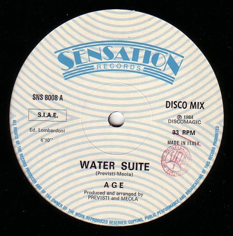 Age  - Water Suite /italo RARE/ 12"  (a,b) R-236610
