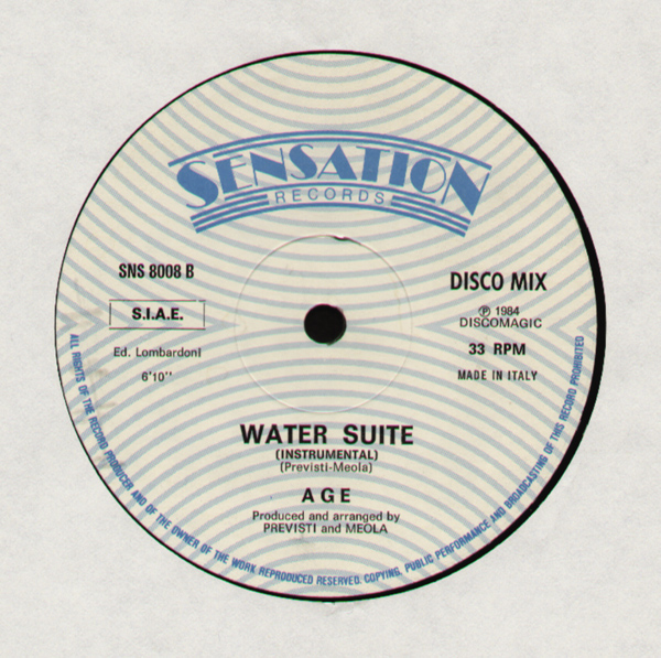 Age  - Water Suite /italo RARE/ 12"  (a,b) R-236611