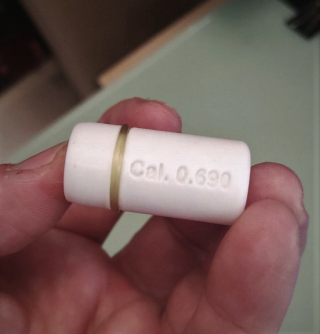 Culasse 0.690 pour laser de calibration - Impression 3D Whatsa10