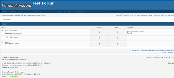 awesomebb - Forum versions  Punbb10