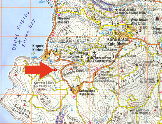 ΣΠΗΛΑΙΟ “ΚΑΤΑΦΥΓΙ ΤΟΥ ΜΠΑΛΗ” 2009 Map_ca10