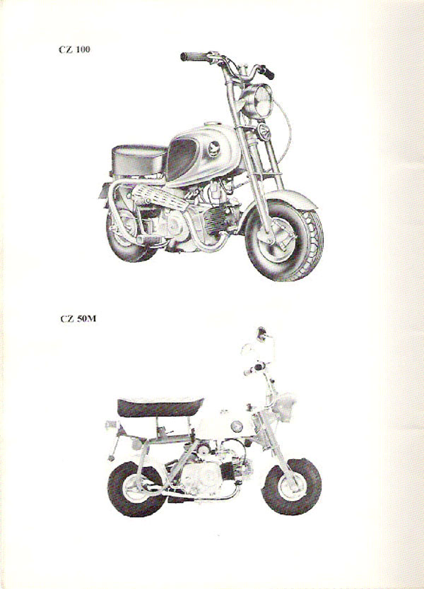 Les Modèles de Minis Honda Cz100-10