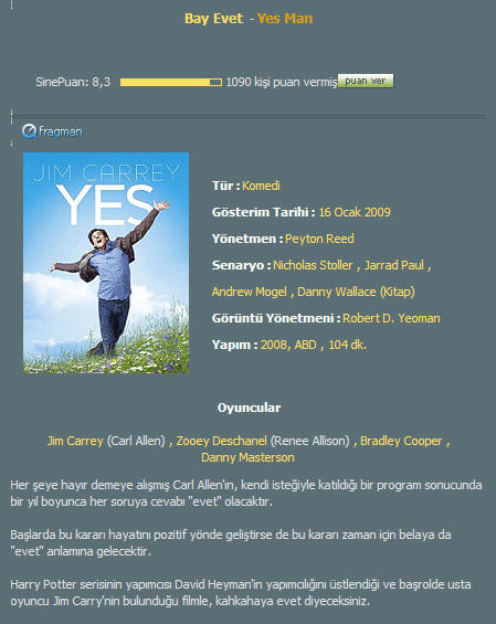 Bay Evet - Yes Man | 2008 | DvDRip XviD | Tr Dublaj 66005610