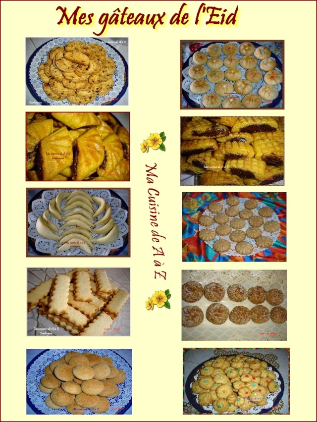Gâteaux fin ramadan Montag11