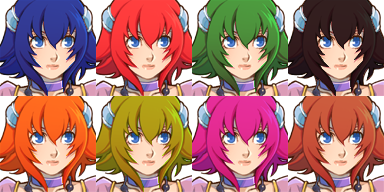 Facesets : Recolorisation des cheveux des RTP Actor210