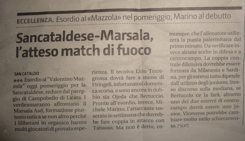 Campionato 2° giornata: Sancataldese - Marsala a.s.d. 0-2 Cl_di_10
