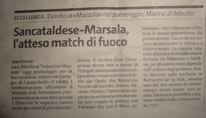 Campionato 2° giornata: Sancataldese  - Marsala a.s.d. 0-2 Cl_di_10