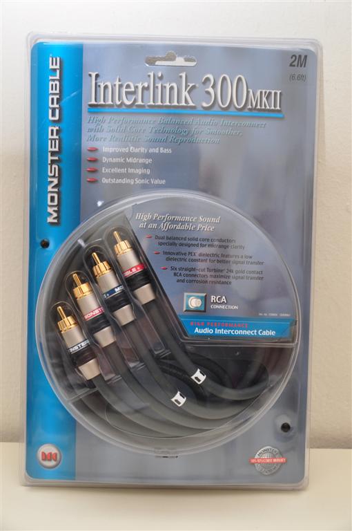 Monster® Interlink 300 MkII interconnects (New) Interl12