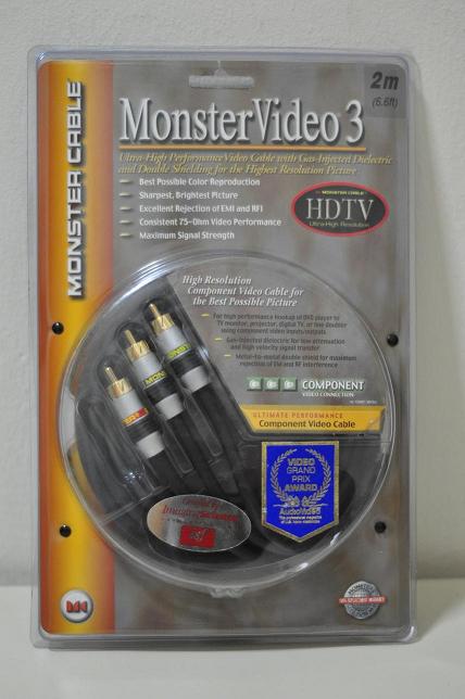 Monster® Video 3 component video cable (New) Monste14