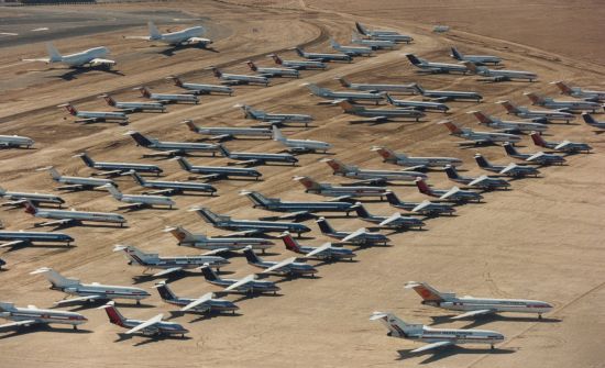 Des avions parqués Mojave10