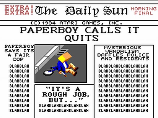 [Master System] Paperboy 279