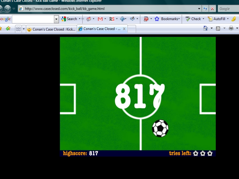 Conan's Case Closed : Kick Ball Game Record11