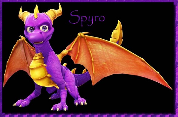 Spyro le Dragon Violet 94595110