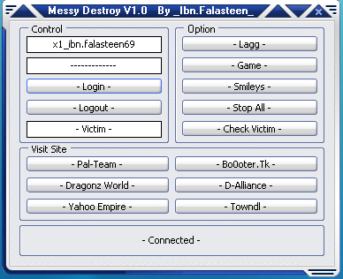 Messy Destroy V 1.0 Coded By ~Ibn Falasteen~بوت من الفلسطينى Bo0t10