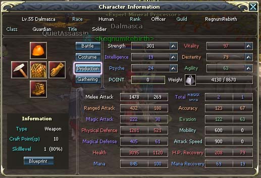 Basic Guide to Weapon Crafting Charac10