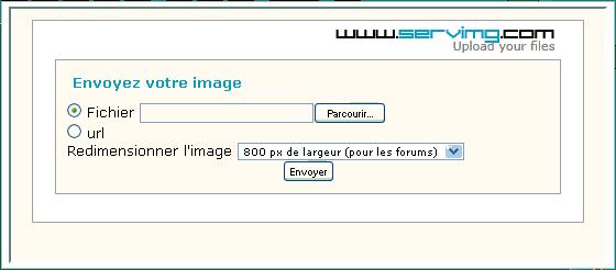 Comment poster une image sur le forum 410