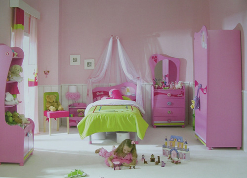 صور غرف نوم للاطفال Barbie10