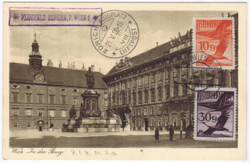 rwh's Luftpostsammlung Österreich erste Republik 1928_w11