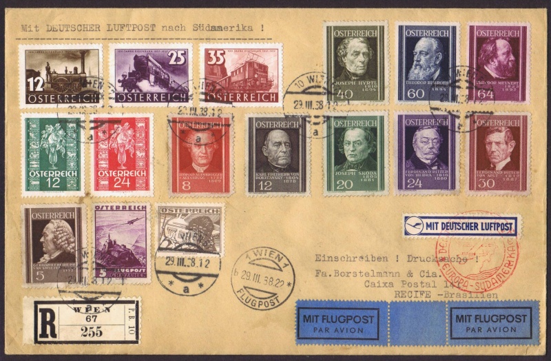 flugpost - rwh's Luftpostsammlung Österreich erste Republik 1938_w10