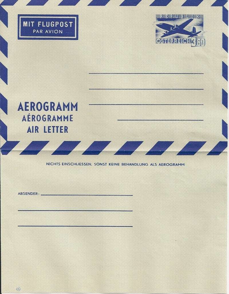 Flugpostfaltbriefe (Aerogramme) Aerogr33