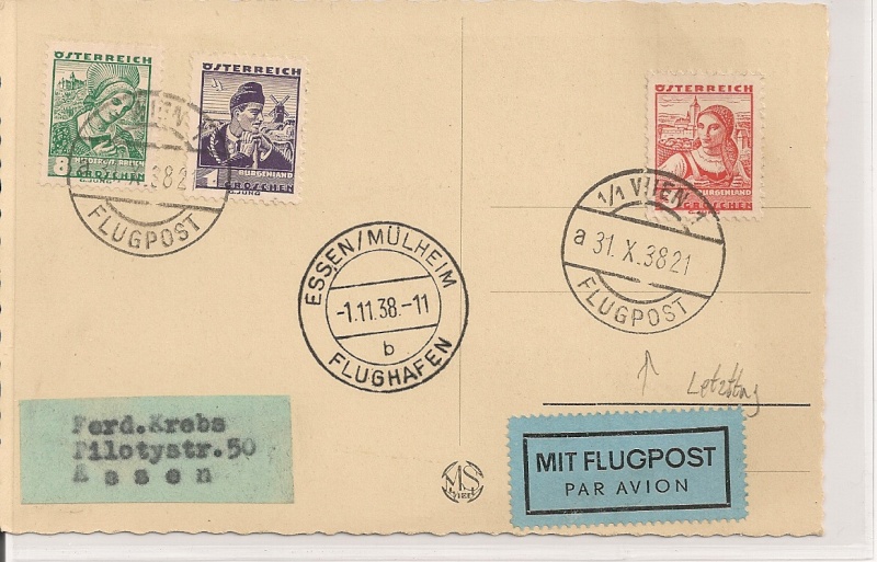 Ältere Flugpost aus Wien Scanne31