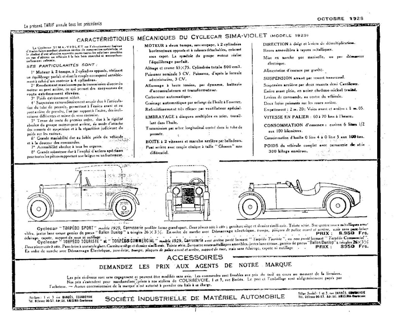 SIMA VIOLET cyclecar Cycl_a10