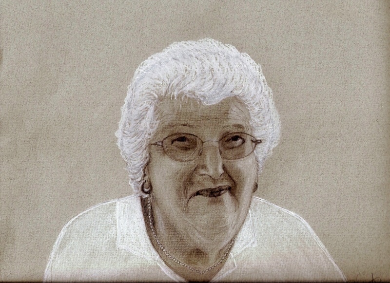 Portrait au graphite de Nonna 08_12_11