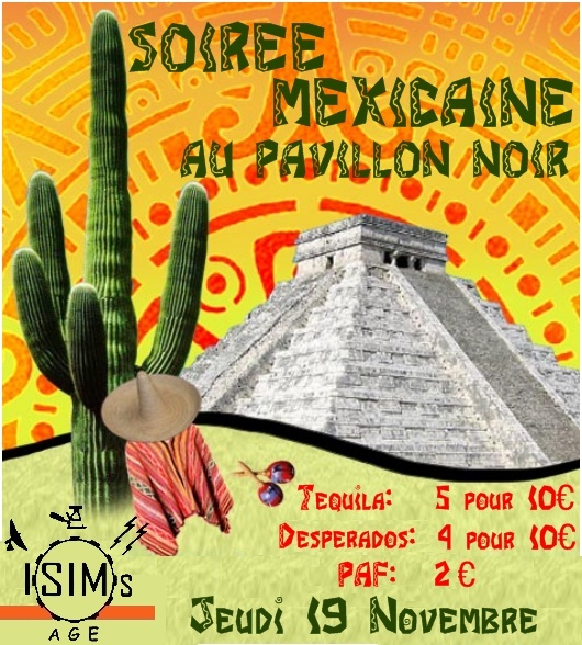 Soirée ISIMs "Méxicaine" @ Pavillon Noir (19 novembre) Soiree13