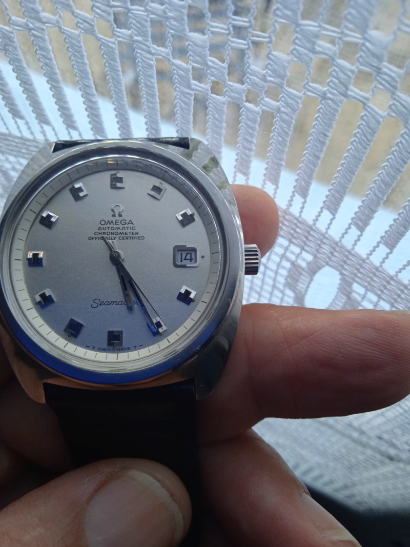 Présentation Rare Oméga Seamaster Automatic Date Certifié chronomètre, Référence 168035 Img_2240