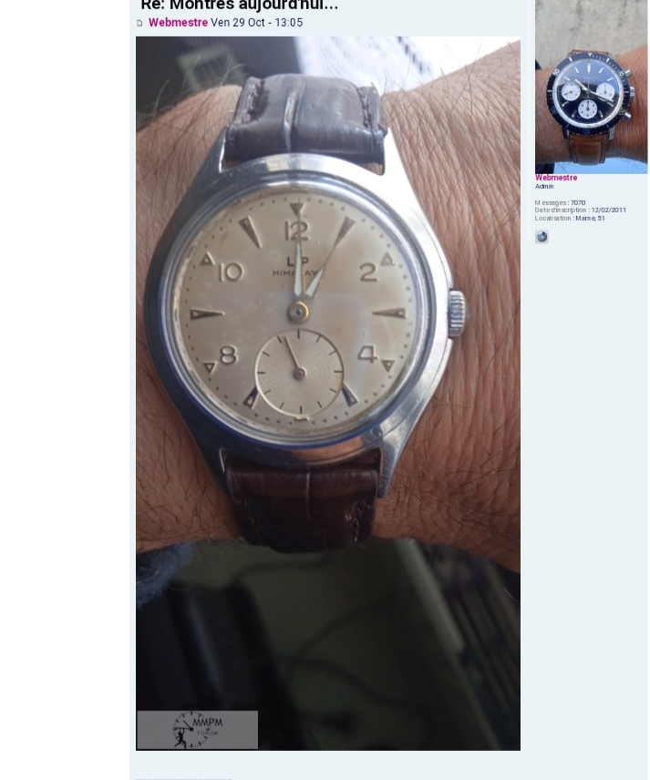 Rien n'est plus beau dans les montres qu'une montre vintage. Vous trouvez pas ? Img_2535
