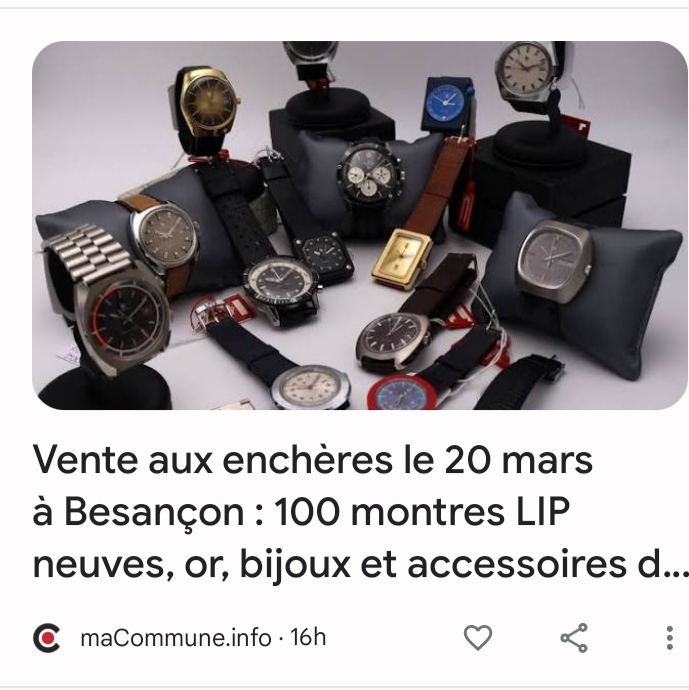 Pour les amateurs des montres LIP, ventes aux enchères à Besançon le 20 Mars de pièces neuves de stock Img_2670