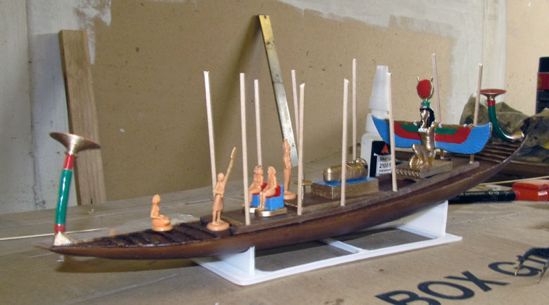 Barque pharaonique - 1/72 - Scratch et impression 3d 2018-135