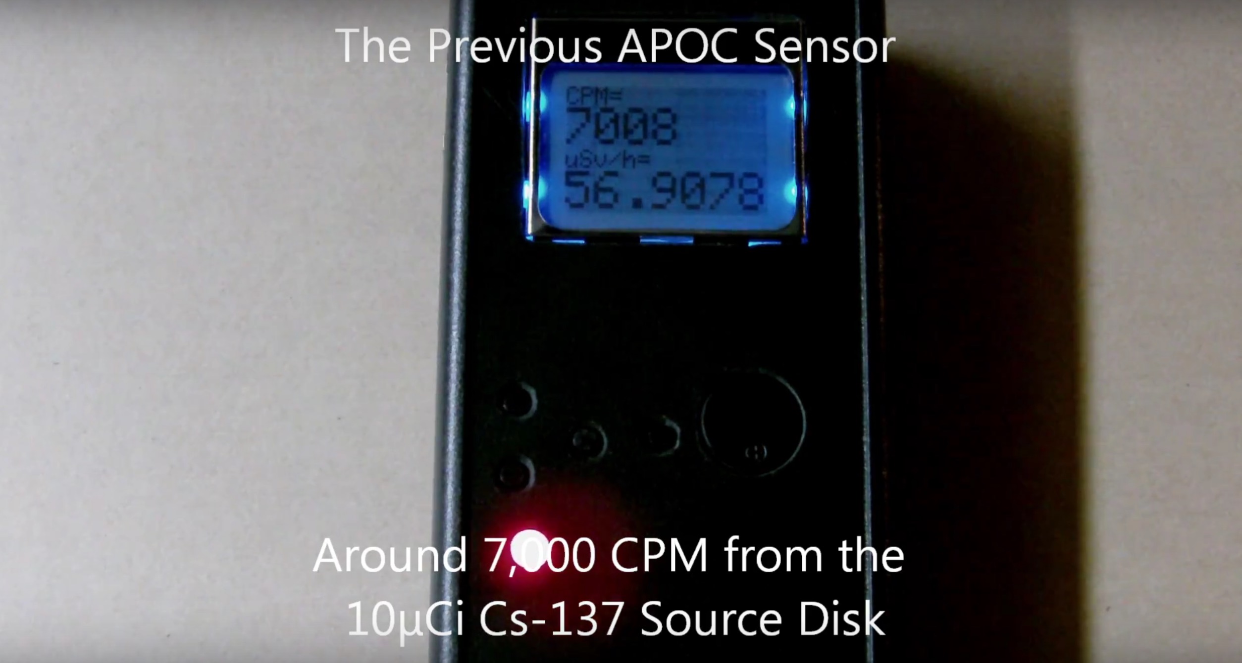 Analyse du projet APOC : détecteur de radioactivité en Kickstarter 1111110